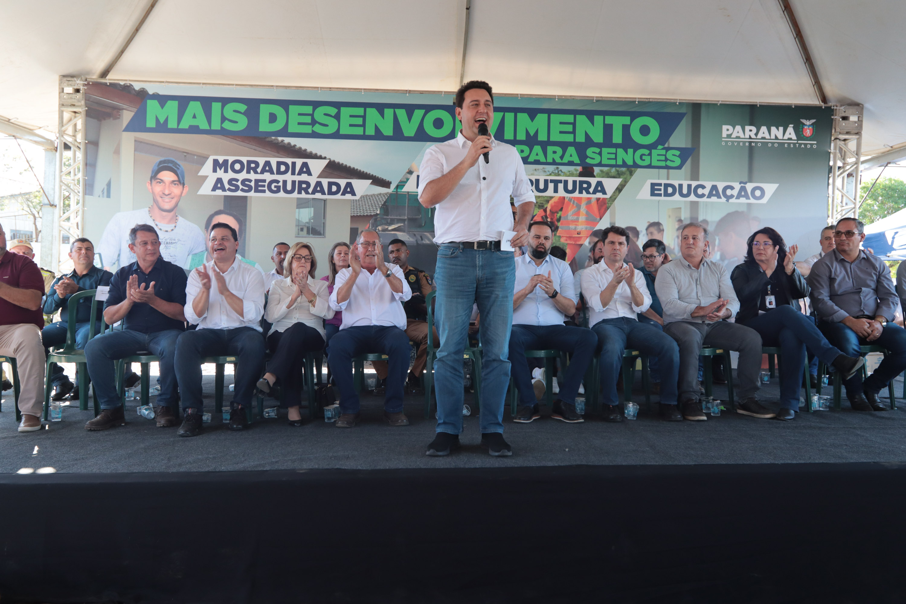 Estado investirá R$ 46,8 milhões em Sengés para pavimentação e construção de escola