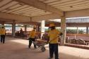 O Governo do Paraná retomou as três últimas obras que estavam paralisadas em decorrência da operação Quadro Negro, que apontou desvios de recursos na construção de prédios escolares. Além do investimento de cerca de R$ 11 milhões, a continuidade dos trabalhos ainda garante a manutenção de 100 empregos diretos nos canteiros, mesmo com pandemia da Covid 19.  Uma das obras é a construção do Centro Estadual de Educação Profissional de Campo Largo, Região Metropolitana de Curitiba. A obra foi paralisada em 2015.