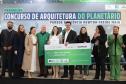 O governador Carlos Massa Ratinho Junior participa nesta segunda-feira (26) do anúncio do vencedor do concurso nacional para seleção do projeto do planetário do Parque da Ciência Newton Freire Maia, em Pinhais