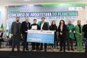 O governador Carlos Massa Ratinho Junior participa nesta segunda-feira (26) do anúncio do vencedor do concurso nacional para seleção do projeto do planetário do Parque da Ciência Newton Freire Maia, em Pinhais