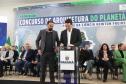 O governador Carlos Massa Ratinho Junior participa nesta segunda-feira (26) do anúncio do vencedor do concurso nacional para seleção do projeto do planetário do Parque da Ciência Newton Freire Maia, em Pinhais