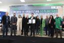 O governador Carlos Massa Ratinho Junior participa nesta segunda-feira (26) do anúncio do vencedor do concurso nacional para seleção do projeto do planetário do Parque da Ciência Newton Freire Maia, em Pinhais