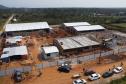 Novo prédio da escola Deputado Aníbal Khury em Guaratuba tem 65% das obras executadas