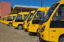 Os 113 ônibus entregues nesta segunda-feira custaram R$ 46,4 milhões e são de dois modelos.