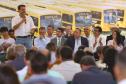 Os 113 ônibus entregues nesta segunda-feira custaram R$ 46,4 milhões e são de dois modelos.