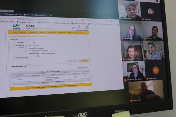 Instituto Fundepar realizou reunião com os técnicos dos Núcleos Regionais de Educação que atuam com a gestão do Programa Estadual de Transporte Escolar (Pete).