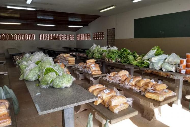 Escolas se preparam para a 14ª entrega de merenda nesta sexta