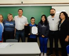 Curitiba, 05 de fevereiro de 2024 - O governador Carlos Massa Ratinho Jr., visita o Colégio Estadual Anibal Khury Neto, na abertura do ano letivo, e assina liberação de recursos para a Rede Estadual de Ensino.