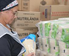 Com novos produtos, Governo conclui entrega da 1ª remessa de alimentos da merenda.
