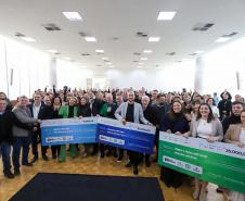 O governador Carlos Massa Ratinho Junior participa nesta segunda-feira (26) do anúncio do vencedor do concurso nacional para seleção do projeto do planetário do Parque da Ciência Newton Freire Maia, em Pinhais