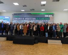 O governador Carlos Massa Ratinho Junior participa nesta segunda-feira (26) do anúncio do vencedor do concurso nacional para seleção do projeto do planetário do Parque da Ciência Newton Freire Maia, em Pinhais