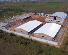 Novo prédio da escola Deputado Aníbal Khury em Guaratuba tem 65% das obras executadas