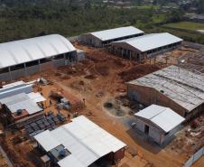 Novo prédio da escola Deputado Aníbal Khury em Guaratuba tem 65% das obras executadas
