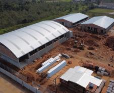 Novo prédio da escola Deputado Aníbal Khury em Guaratuba tem 65% das obras executadas