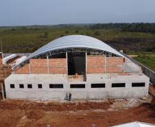 Novo prédio da escola Deputado Aníbal Khury em Guaratuba tem 65% das obras executadas