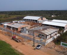 Novo prédio da escola Deputado Aníbal Khury em Guaratuba tem 65% das obras executadas
