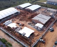Novo prédio da escola Deputado Aníbal Khury em Guaratuba tem 65% das obras executadas