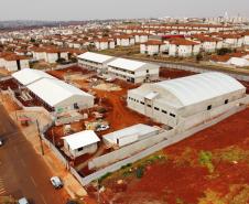 Governador vistoria obra da nova escola estadual de Cascavel, no Jardim Riviera