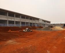 Governador vistoria obra da nova escola estadual de Cascavel, no Jardim Riviera