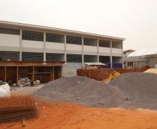 Governador vistoria obra da nova escola estadual de Cascavel, no Jardim Riviera