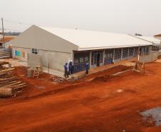 Governador vistoria obra da nova escola estadual de Cascavel, no Jardim Riviera