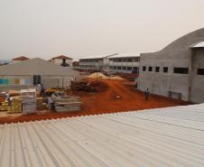 Governador vistoria obra da nova escola estadual de Cascavel, no Jardim Riviera