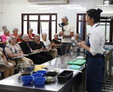 Preparação da merenda no Concurso Melhor Merenda Escolar do Paraná