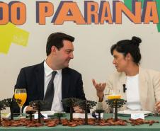 Anúncio das vencedoras do concurso Melhor Merenda do Paraná