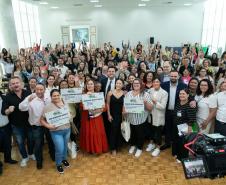 Anúncio das vencedoras do concurso Melhor Merenda do Paraná