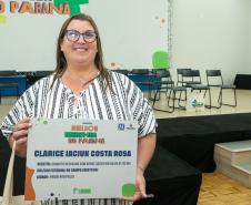 O Governo do Paraná premia as vencedoras do Concurso "A Melhor Merenda do Paraná".