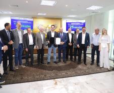 O governador Ratinho Junior assinou o convênio entre o Governo do Estado e a UFPR para construção da sede própria da instituição em Jandaia do Sul, no Vale do Ivaí.