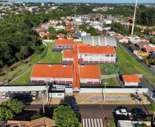 O governador Carlos Massa Ratinho Junior inaugurou nesta terça-feira (11) a nova unidade do Colégio Estadual Jardim Gisella, em Toledo, no Oeste do Paraná. 