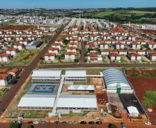 O governador Carlos Massa Ratinho Junior inaugurou oficialmente nesta terça-feira (11) O Colégio Estadual Andreia Neres dos Santos, em Cascavel, no Oeste do Estado, que recebeu um investimento de R$ 13,5 milhões do Governo do Estado.