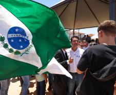 O governador Carlos Massa Ratinho Junior inaugurou oficialmente nesta terça-feira (11) O Colégio Estadual Andreia Neres dos Santos, em Cascavel, no Oeste do Estado, que recebeu um investimento de R$ 13,5 milhões do Governo do Estado.
