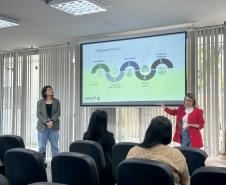 Érika Santos e Priscila Tucunduva apresentaram o planejamento da implantação do BIM