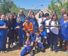 Entrega de guarda-chuvas