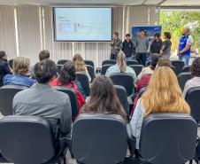 Alunos apresentam ao Fundepar projeto de IA para reduzir desperdício na alimentação escolar