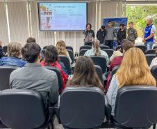 Alunos apresentam ao Fundepar projeto de IA para reduzir desperdício na alimentação escolar