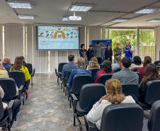 Alunos apresentam ao Fundepar projeto de IA para reduzir desperdício na alimentação escolar