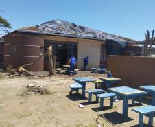 Mãos Amigas: Paraná coloca presos para reconstruir escolas e Apae de Rio Bonito do Iguaçu