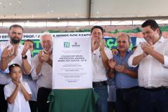 O governador Carlos Massa Ratinho Junior inaugurou oficialmente nesta terça-feira (11) O Colégio Estadual Andreia Neres dos Santos, em Cascavel, no Oeste do Estado, que recebeu um investimento de R$ 13,5 milhões do Governo do Estado.