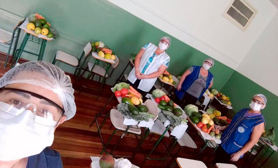 Escolas estaduais se organizam para entrega da merenda