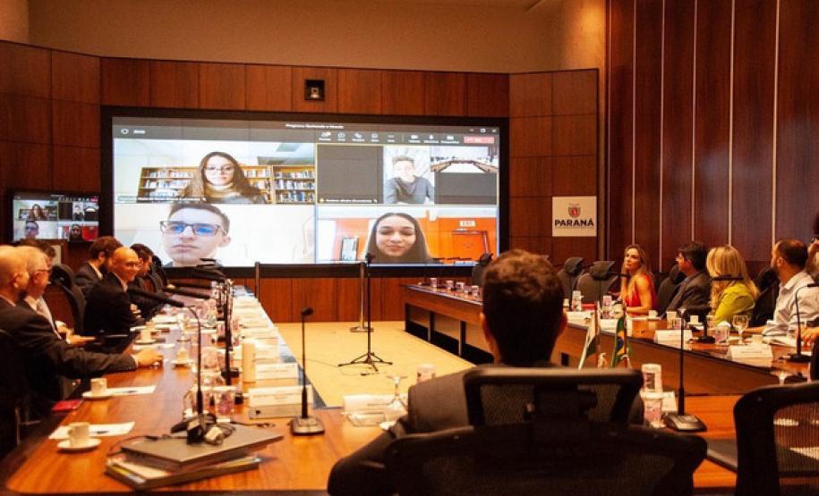 Alunos em intercâmbio