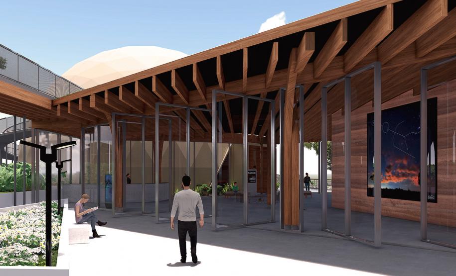 Projeto: Concurso do Planetário do Parque da Ciência.