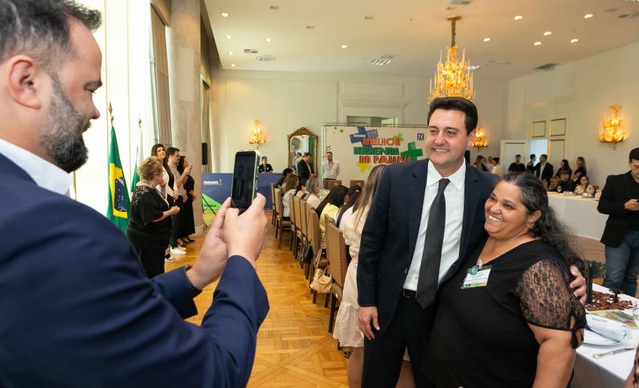 Anúncio das vencedoras do concurso Melhor Merenda do Paraná