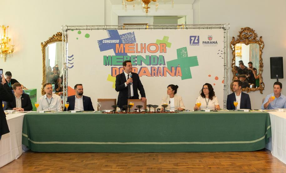 Anúncio das vencedoras do concurso Melhor Merenda do Paraná