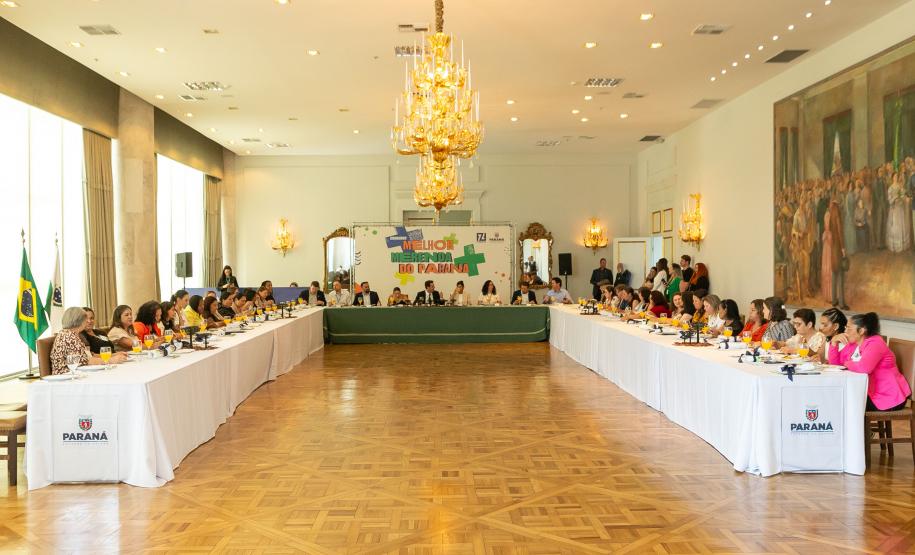 Anúncio das vencedoras do concurso Melhor Merenda do Paraná