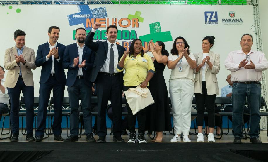 Anúncio das vencedoras do concurso Melhor Merenda do Paraná