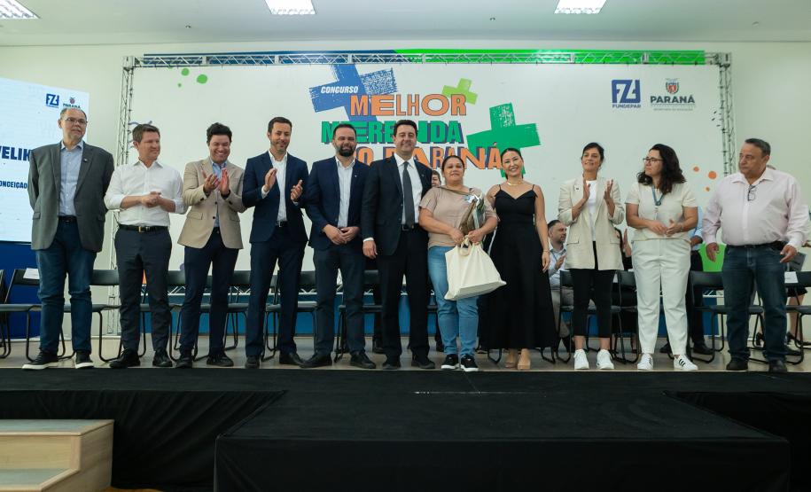 Anúncio das vencedoras do concurso Melhor Merenda do Paraná
