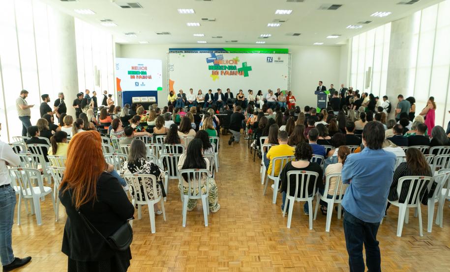 Anúncio das vencedoras do concurso Melhor Merenda do Paraná